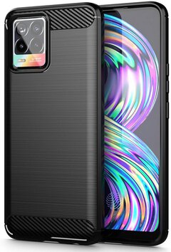 TECH-PROTECT TPUCARBON REALME 8/8 PRO BLACK