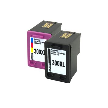 Tusz HP 300 XL BLACK + 300 XL KOLOR 1x18ml, 1x21ml