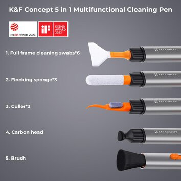 Zestaw czyszczący K&F Concept Versatile Swith Cleaning Pen Kit do matryc pełnoklatkowych