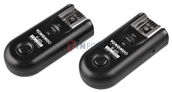 Zestaw dwóch wyzwalaczy radiowych Yongnuo RF603C II z kablem C1 do Canon