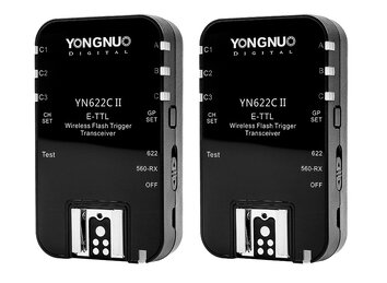 Zestaw dwóch wyzwalaczy radiowych Yongnuo YN622N II do Nikon