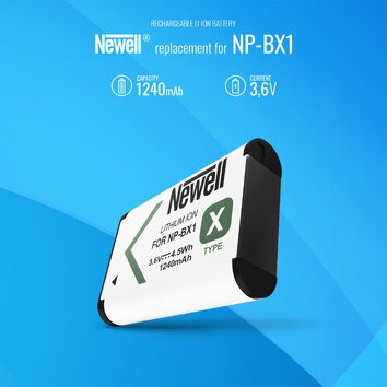 Zestaw ładowarka dwukanałowa Newell DL-USB-C i akumulator NP-BX1 do Sony