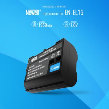 Zestaw ładowarka dwukanałowa Newell DL-USB-C i dwa akumulatory EN-EL15 do Nikon