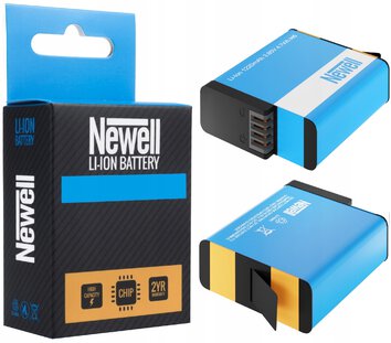 Ładowarka 3-kanałowa + 2x bateria Newell AHDBT-501 do GoPro Hero 5 6 7 Black