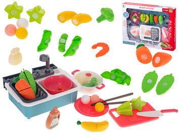 Zlewozmywak zlew do mycia naczyń dla dzieci akcesoria owoce warzywa do krojenia na rzepy